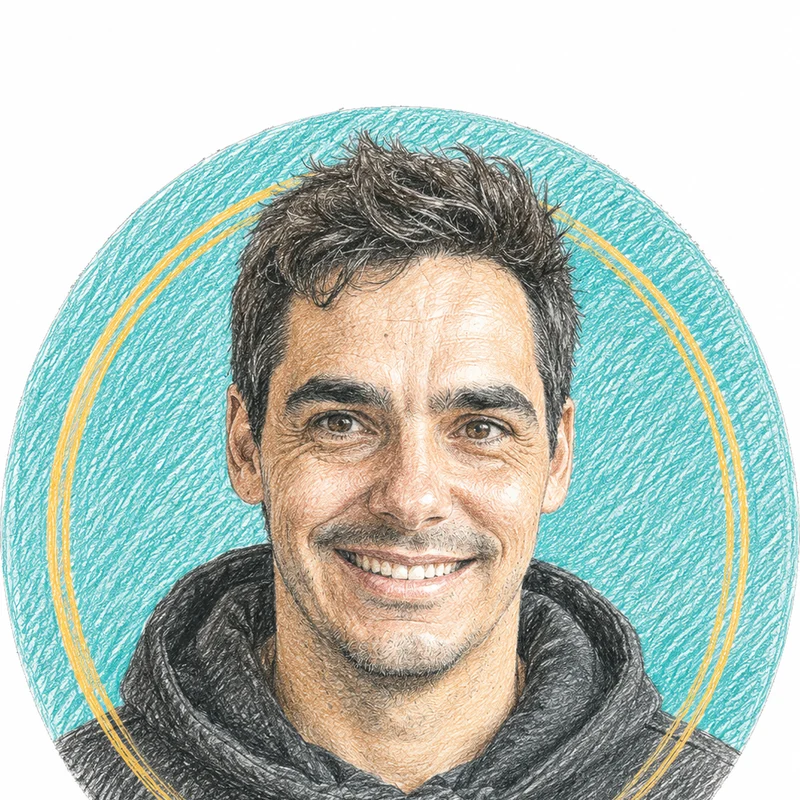 Portrait illustré de Julien Mellano